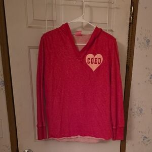 Hard Candy Pink Heart Sweatshirt